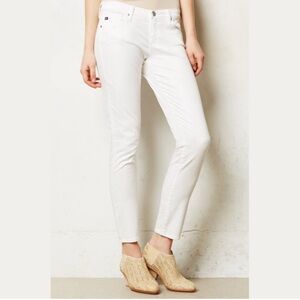 AG Adriano Goldschmied Stevie Ankle Jeans Off-White